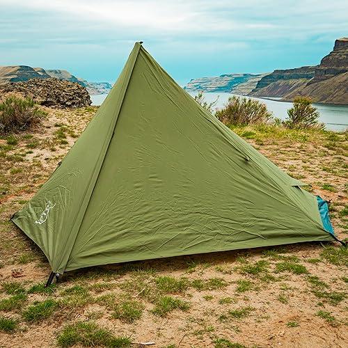Tente Légère Backpacking 1 Personne - 1kg Étanche 3000mm