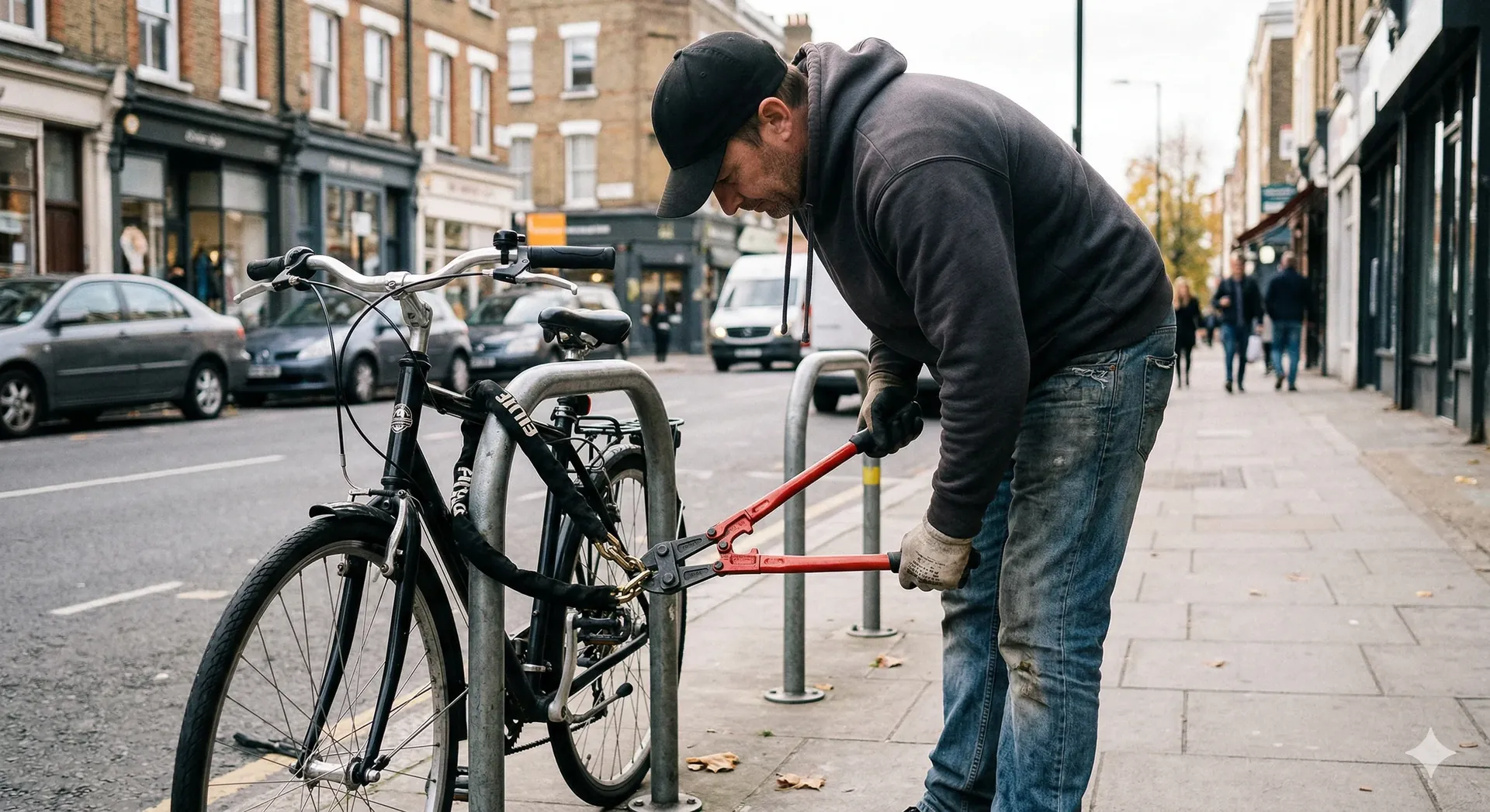 Traceur GPS dissimulé dans le cadre d'un vélo